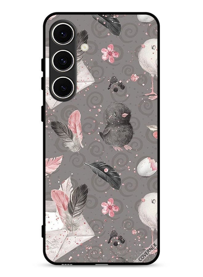Covernex Samsung Galaxy M56 5G Protective Case Cover Feathers & Chicks - Image 1