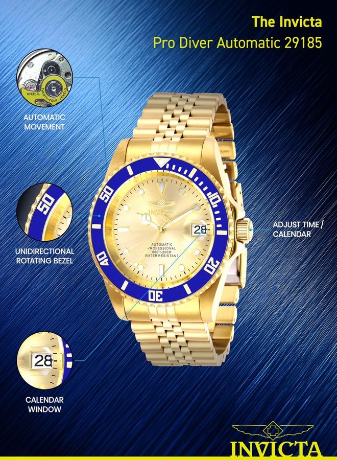 Invicta Men's Automatic Watch, Analog Display and Stainless Steel Strap 29185 - Image 5