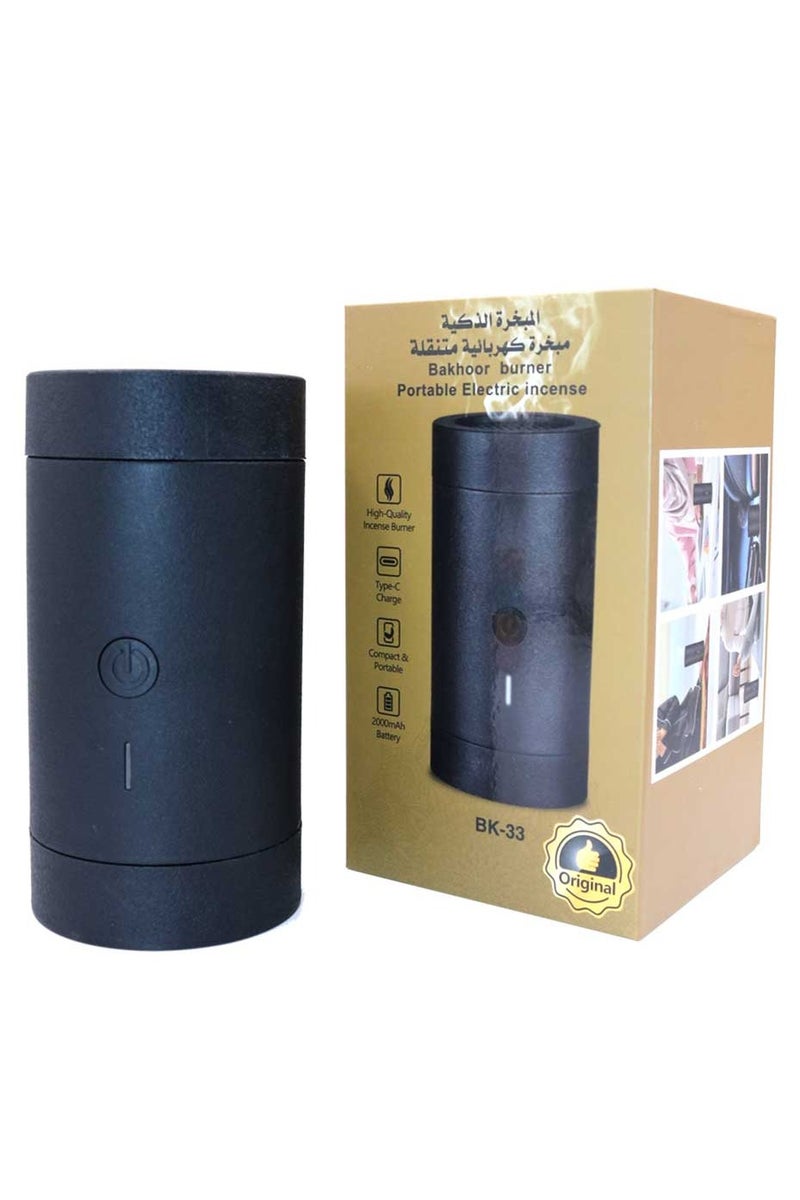 Bakhoor BoSidin Electronic Medkhan, Auto ShutOff Bakhoor Burner, Portable Incense Burner for Home Rechargeable USB, Car, and Office – Aromatherapy Diffuser, Oud, Charcoal Burner, Arabic Bukhoor, Fragrance, Ramadan, Gift, Decor - Image 3