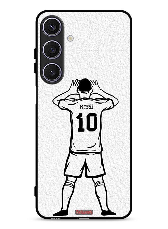 Tolwak Samsung Galaxy A26 Protective Case Cover Messi Sketch - Image 1