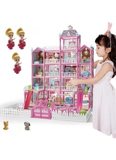 Doll House,Dream House for Girls Pretend Toys-5 Story 19 Rooms Dollhouse,Toddler Playhouse DIY Building Kids Gift for for 3-10 Year Old Girls. (Style1) - pzsku/ZE6213E4FE04BBD419FE8Z/45/_/1740282237/261795f3-5340-44e6-bc2f-7d034adda129