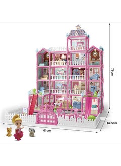 Doll House,Dream House for Girls Pretend Toys-5 Story 19 Rooms Dollhouse,Toddler Playhouse DIY Building Kids Gift for for 3-10 Year Old Girls. (Style1) - pzsku/ZE6213E4FE04BBD419FE8Z/45/_/1740282247/2a24c9cc-614a-43f5-89de-2f669fc083ae