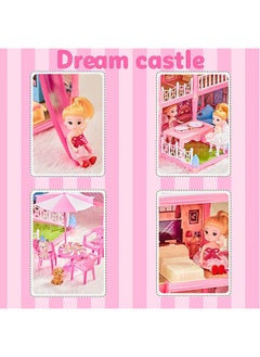 Doll House,Dream House for Girls Pretend Toys-5 Story 19 Rooms Dollhouse,Toddler Playhouse DIY Building Kids Gift for for 3-10 Year Old Girls. (Style1) - pzsku/ZE6213E4FE04BBD419FE8Z/45/_/1740282258/3e4b2195-ca2b-4120-9166-8331f5404bc2