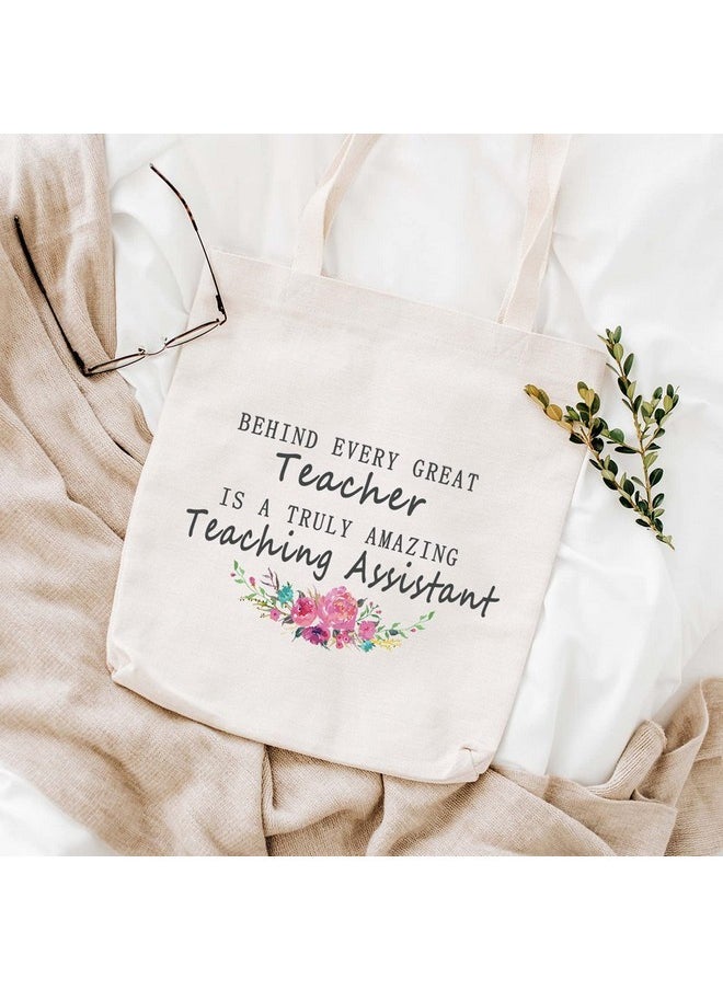WCGXKO - Teaching Assistant Gift Teacher'S Aide Gift Teaching Assistant Zipper Pouch Cosmetics Bag Appreciation Gift (Amazing Teaching Assistant Tote) - Image 1