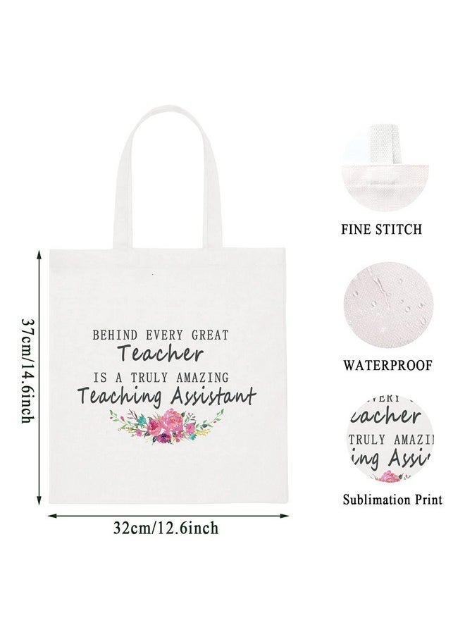 WCGXKO - Teaching Assistant Gift Teacher'S Aide Gift Teaching Assistant Zipper Pouch Cosmetics Bag Appreciation Gift (Amazing Teaching Assistant Tote) - Image 1