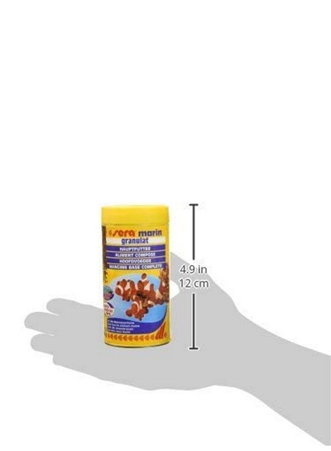 سيرا حبيبات سيرا البحرية، غذاء طبيعي أساسي، 3.5 أونصة | لأسماك المياه المالحة | خالٍ من الأصباغ والمواد الحافظة | مع الطحالب البحرية والسبيرولينا والكريل | مثالي للأسماك التي تتغذى في المياه المتوسطة والقاعية - Image 3