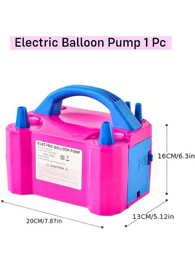 JCB CHIC Electric Balloon Pump, Dual Nozzle Portable Balloons Air Pump for Balloon Arch, Balloon Garland, Party Decorations, Kids Birthday, Baby Shower, Party Supplies & Decorations - Image 3