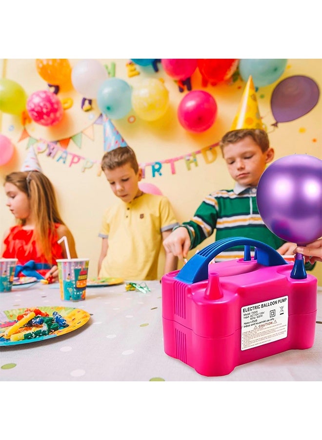 JCB CHIC Electric Balloon Pump, Dual Nozzle Portable Balloons Air Pump for Balloon Arch, Balloon Garland, Party Decorations, Kids Birthday, Baby Shower, Party Supplies & Decorations - Image 2