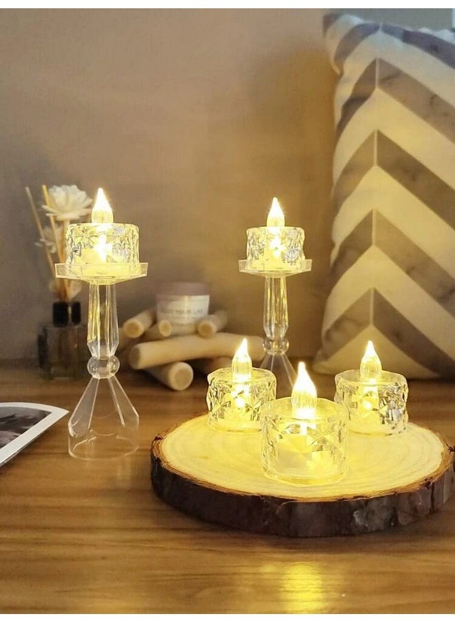 SATYAM KRAFT 24 Pcs Flameless & Smokeless Decorative Acrylic Led TeaLight Candles for Home Decor,Gifts,Christmas,Festival, Anniversary,Birthday,Wedding Valentine (Yellow) - pzsku/ZE62170349FB97C7ECED7Z/45/_/1740982710/805f1285-9b74-48e3-91dd-fd2c386dc88b