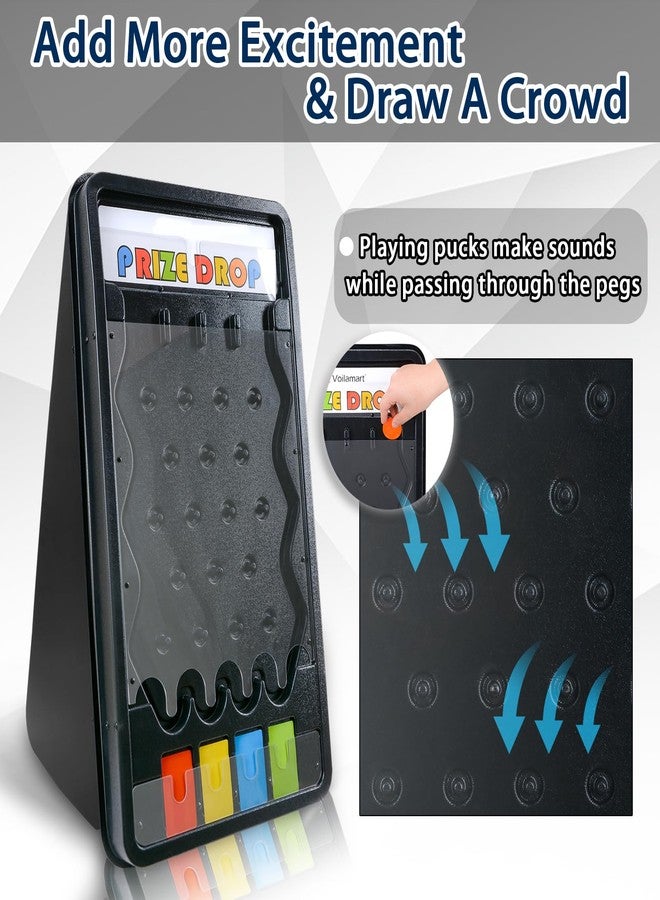 Hooomyai Prize Drop Board Foldable Stand Disk Drop Board Game - Image 4