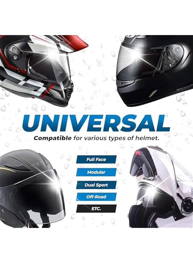 Arabest UV Protection Wide Helmet Visor Insert - Easy Removal Design for Motorbike & Athletic Helmets - Image 4