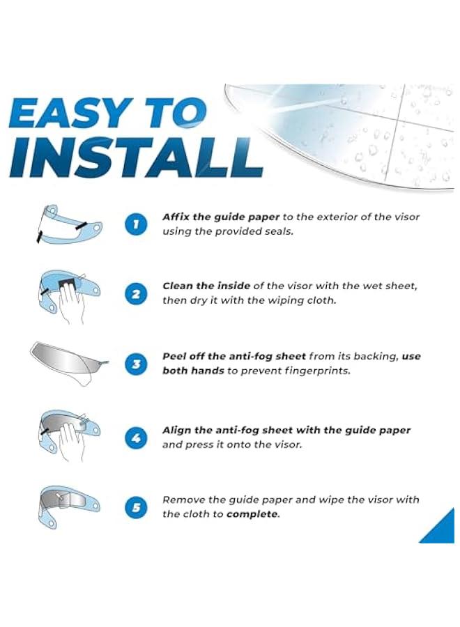 Arabest UV Protection Wide Helmet Visor Insert - Easy Removal Design for Motorbike & Athletic Helmets - Image 5