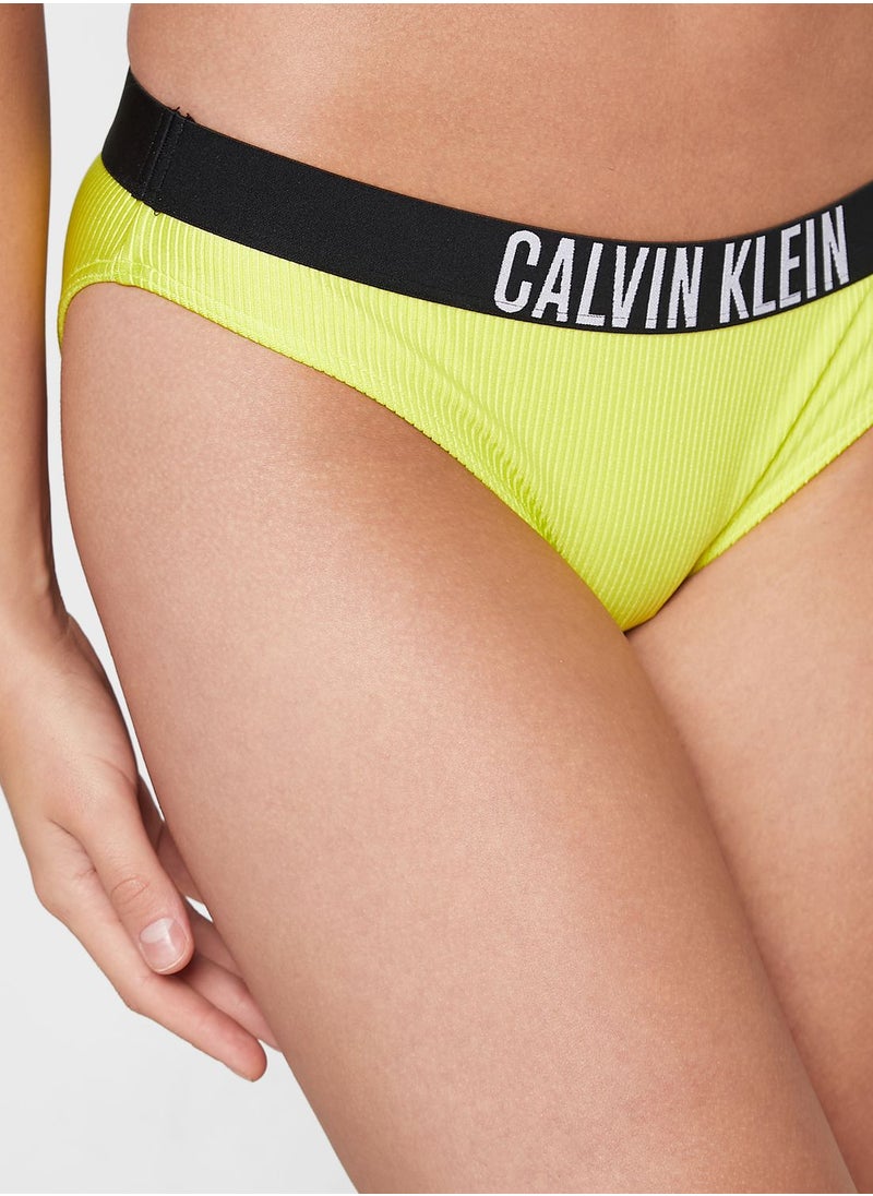 CALVIN KLEIN - Logo Band Bikini Bottom - Image 1