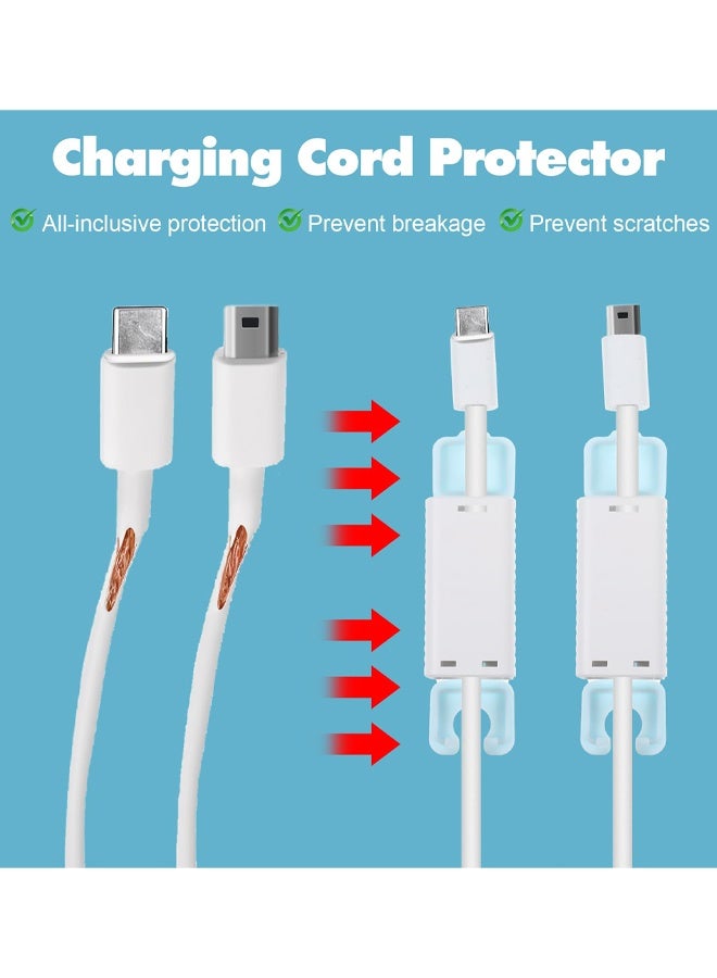 10 PCS Baby Proof Charger Cord Protectors, Childproof USB Charger Cords Covers Universal Toddlers Safety Phone Power Outlet Protector Covers Electrical Cord Cover - Image 4