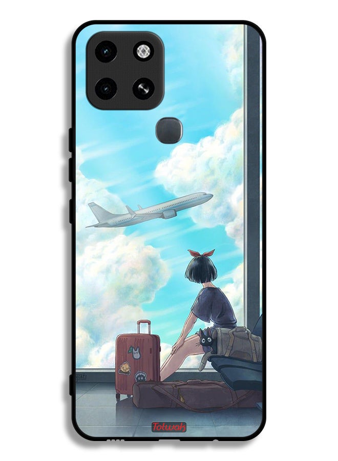 Tolwak Infinix Smart 6 Protective Case Cover Travel Art - Image 2