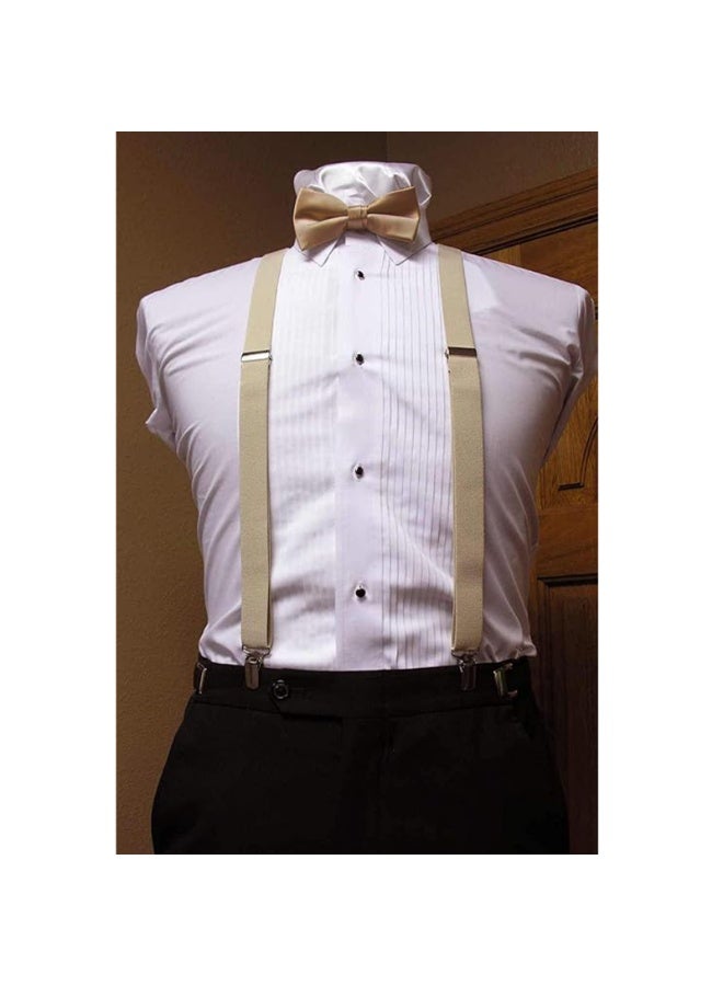 Suspender and Bow Tie Set for Men, Adjustable Braces with Y Back - Image 4