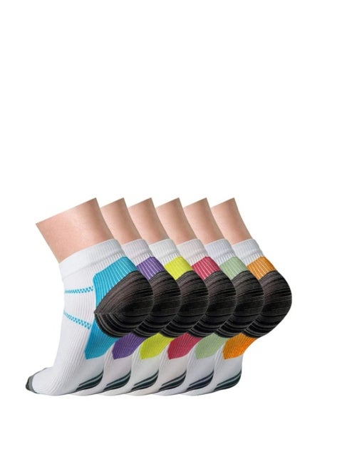 Low compression socks stocking with compression 6-Pair S/M 6-Pack