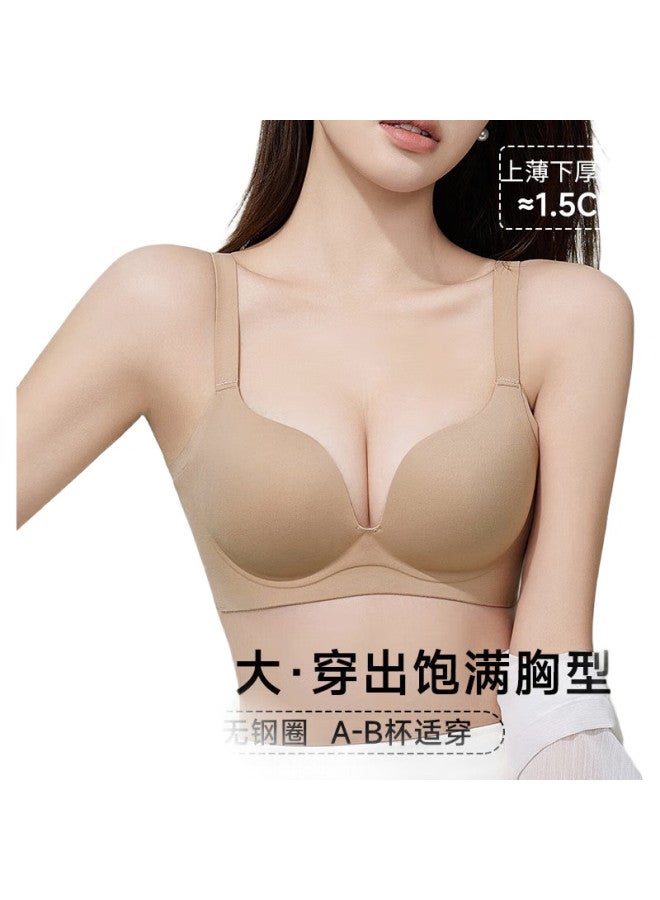 GRACEWELL Women'S Seamless Push-Up Bra With Side Support And Anti-Sagging, Wire-Free Smooth One-Piece Bra - Image 1