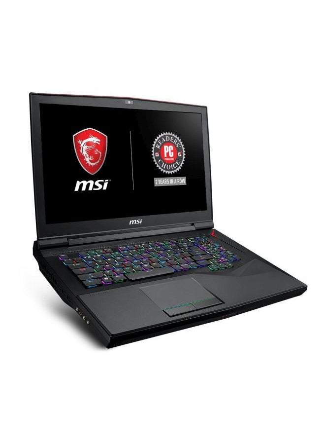 GT75 Titan 8RG Laptop With 17.3-Inch Display, Core i9 Processor/32GB RAM/1TB HDD+512GB SSD Hybrid Drive/8GB NVIDIA GeForce GTX1080 Graphics Card Black/Red