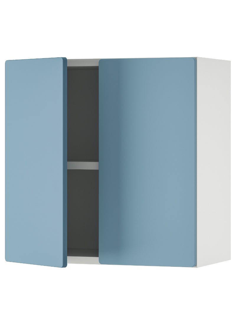 Trofast Wall Cabinet, White & Blue With 1 Shelf, 60X32X60 Cm 