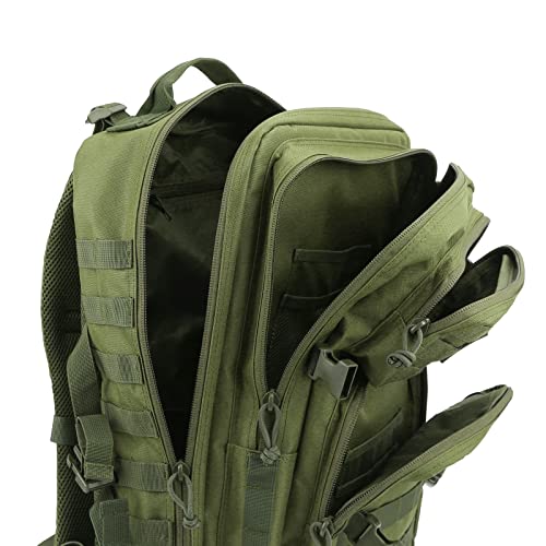 REEBOW GEAR Military Tactical Backpack Large Army 3 Day Assault Pack Molle Bag Army Green - Image 4