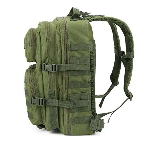REEBOW GEAR Military Tactical Backpack Large Army 3 Day Assault Pack Molle Bag Army Green - Image 2