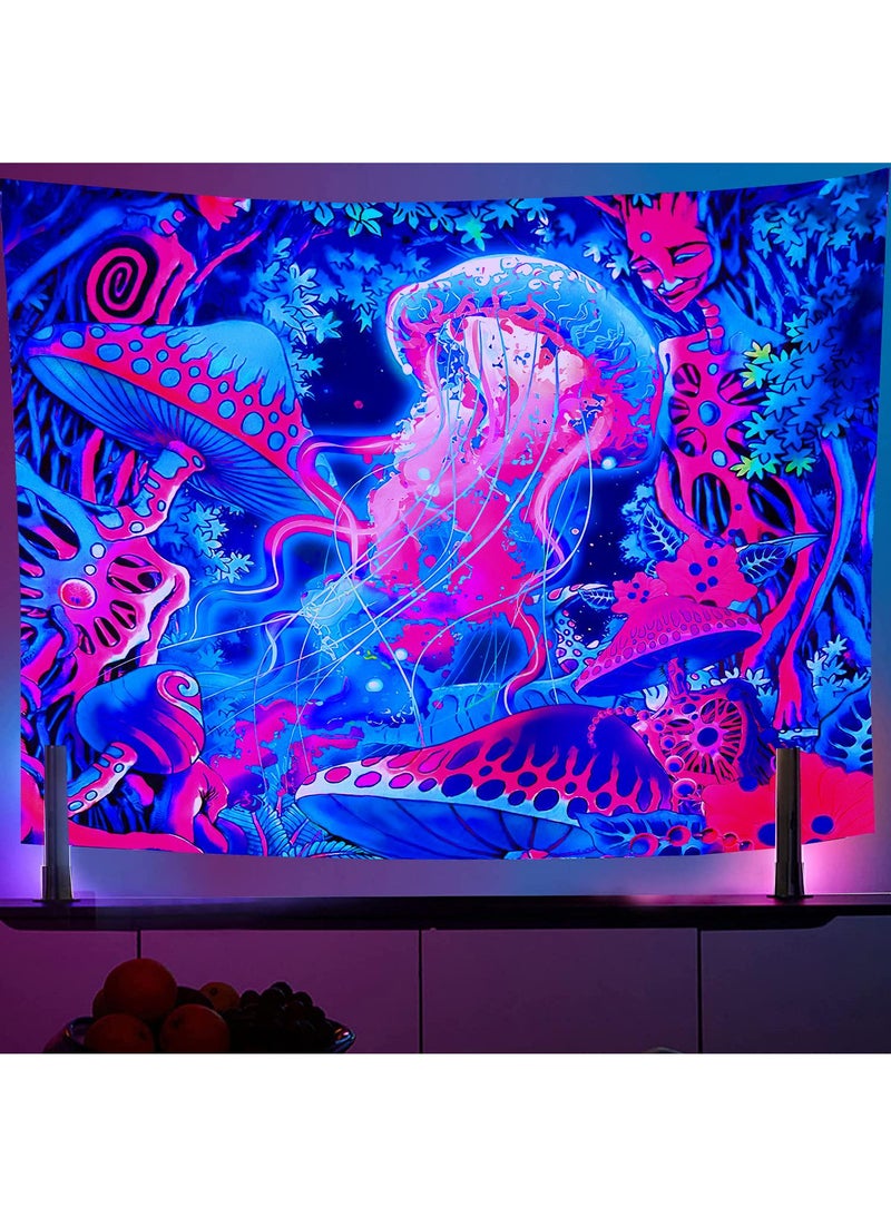 Y&D Wall Purple Light Decorative Cloth Hanging Cloth Tapestries Room Background Cloth Tapestries Wall Hanging-LS-FGD1095*73cm - Image 1