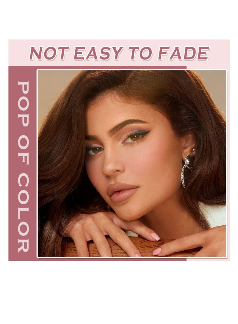 SYOSI 6Pcs Matte Nude Liquid Lipstick Set,Lip Gloss Lip Stain Waterproof Long Lasting, Non-Stick Cup Not Fade, Professional Lip Gloss Makeup Gift for Women - Set A - Image 5