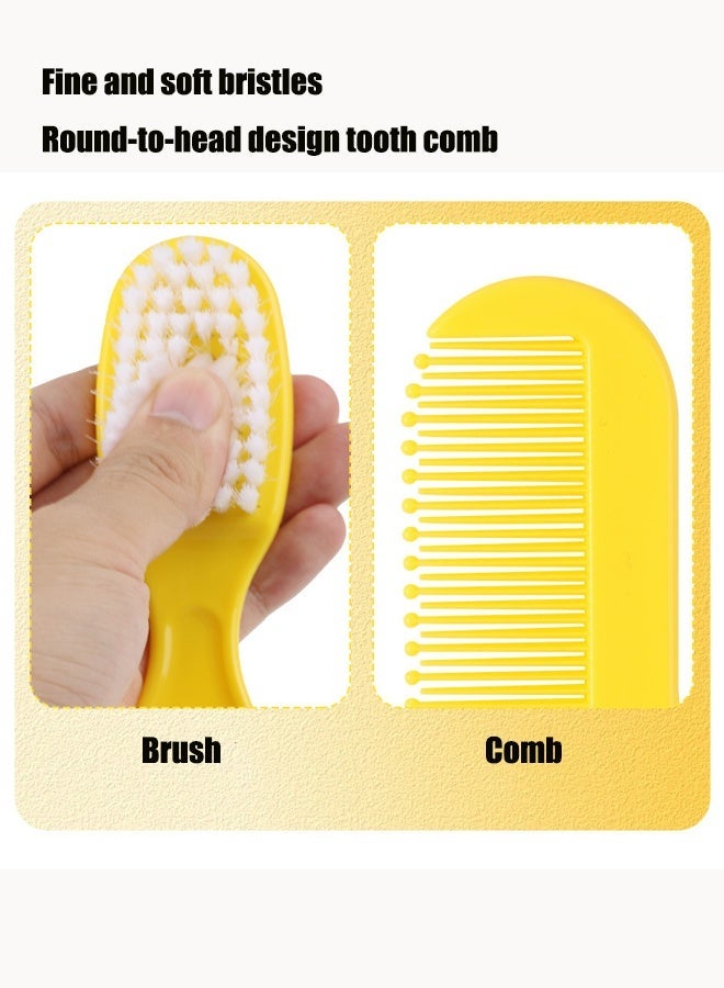 Aissiora 8 PCS Baby care kit Baby nasal aspirator care kit Baby nail clipper kit Baby comb set Children's finger toothbrush - Image 5