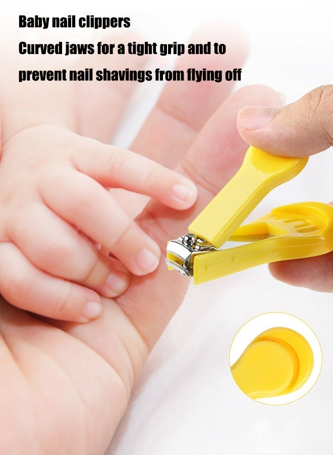 Aissiora 8 PCS Baby care kit Baby nasal aspirator care kit Baby nail clipper kit Baby comb set Children's finger toothbrush - Image 4