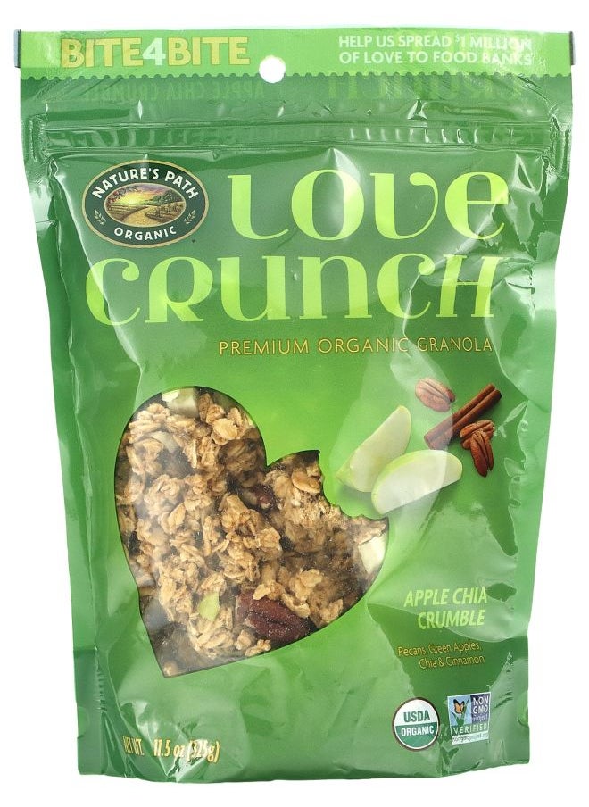 Nature's path - Love Crunch Premium Organic Granola Apple Chia Crumble 11.5 oz (325 g) - Image 1
