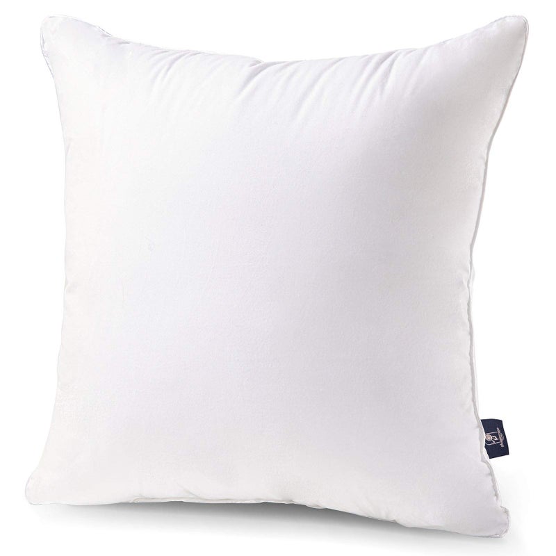 Phantoscope 18x18 Pillow Insert - Throw Pillow Insert with 100% Cotton Cover - 18 Inch Square Form Microfiber Pillow Sham Stuffer - Couch Cushion Pillows, 1 Count (Pack of 1) - Image 1