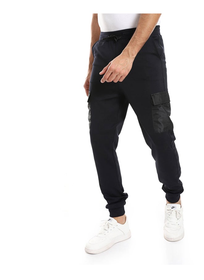Andora - Elastic Waist With Drawstring Side Pockets Pants - Image 1