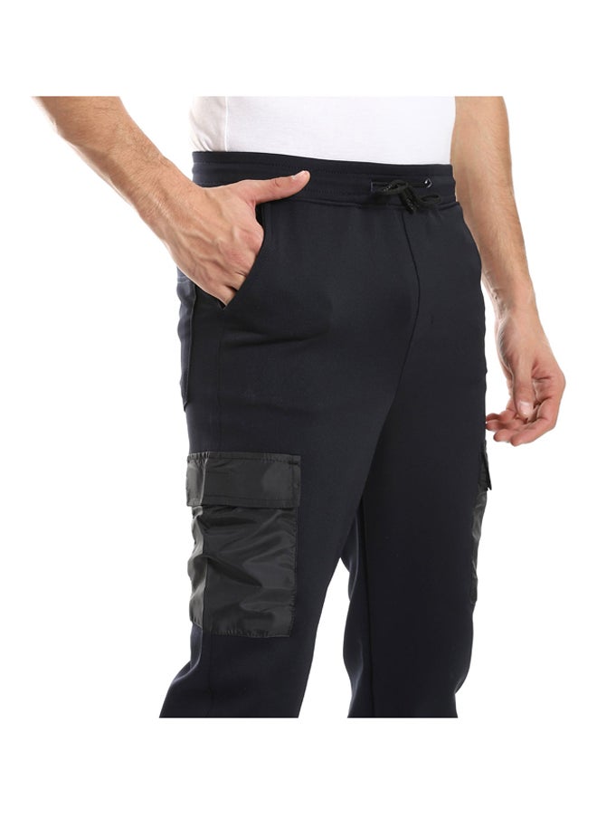 Andora - Elastic Waist With Drawstring Side Pockets Pants - Image 1