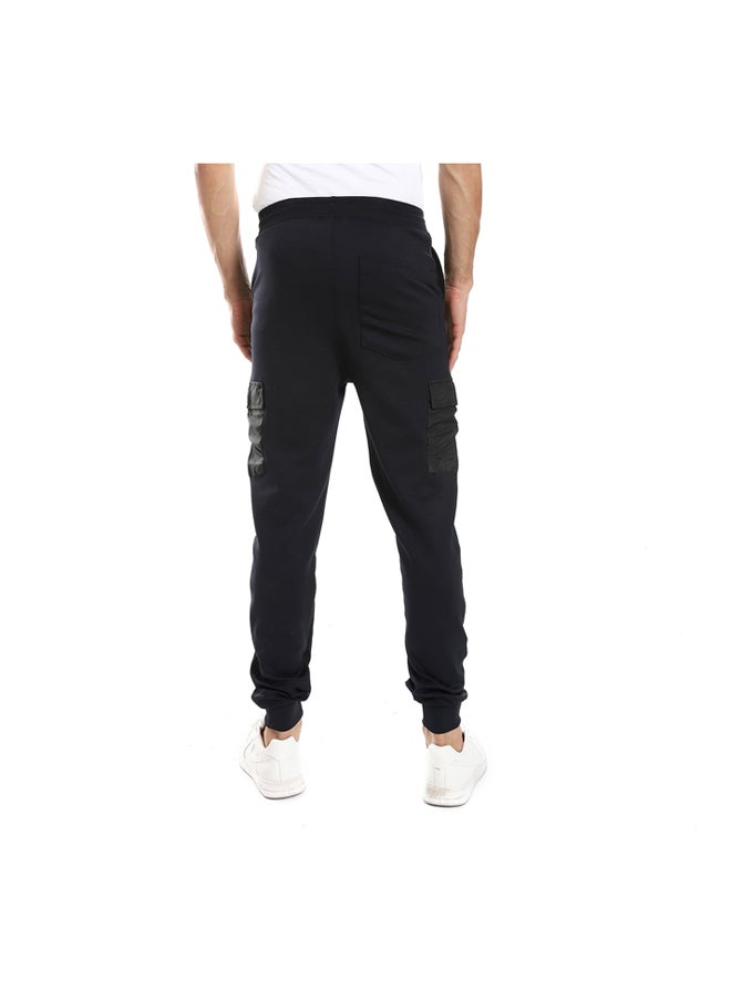 Andora - Elastic Waist With Drawstring Side Pockets Pants - Image 1