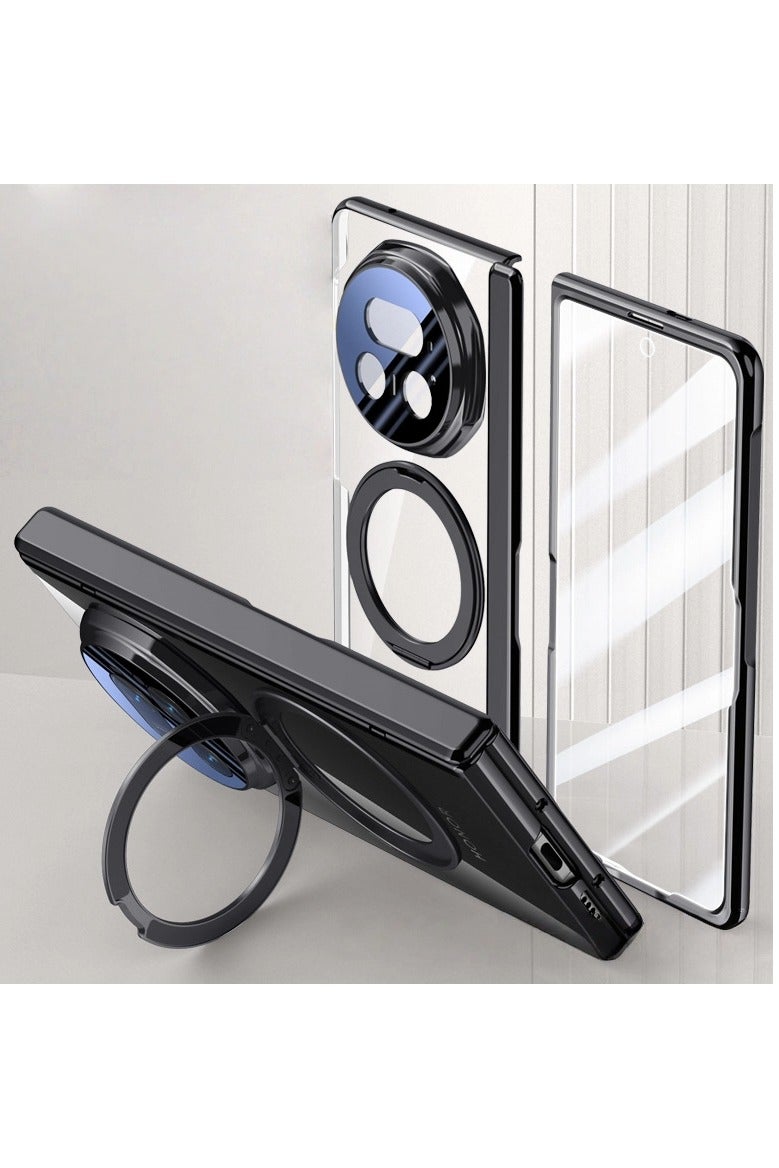 general Transparent Compatible with Honor Magic V5 (2025) Case with Screen Protector Kickstand, Compatible Magnetic Charging PC All-Inclusive Cover, Shockproof Phone Case - Image 1