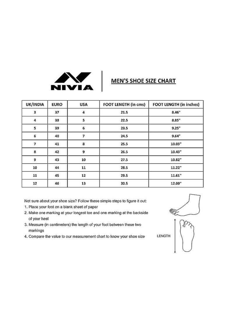 Nivia - Warrior Men's Basketball Shoes | Material : PU Synthetic Leather | Size : 9 | Lace-Up - Image 1