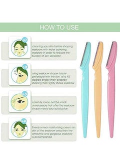 TWIREY Eyebrow Painless Facial Hair Remover Razor For Face Women And Men (T1)  - Image 3