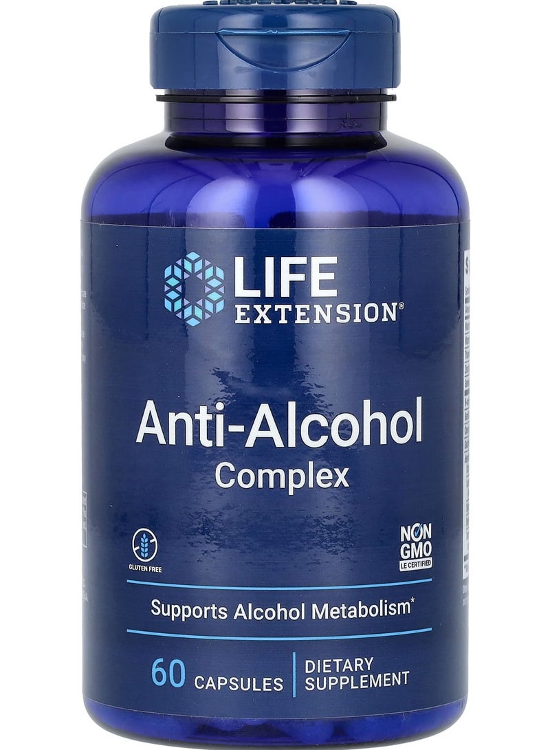 Anti-Alchol Complex, 60 Capsules