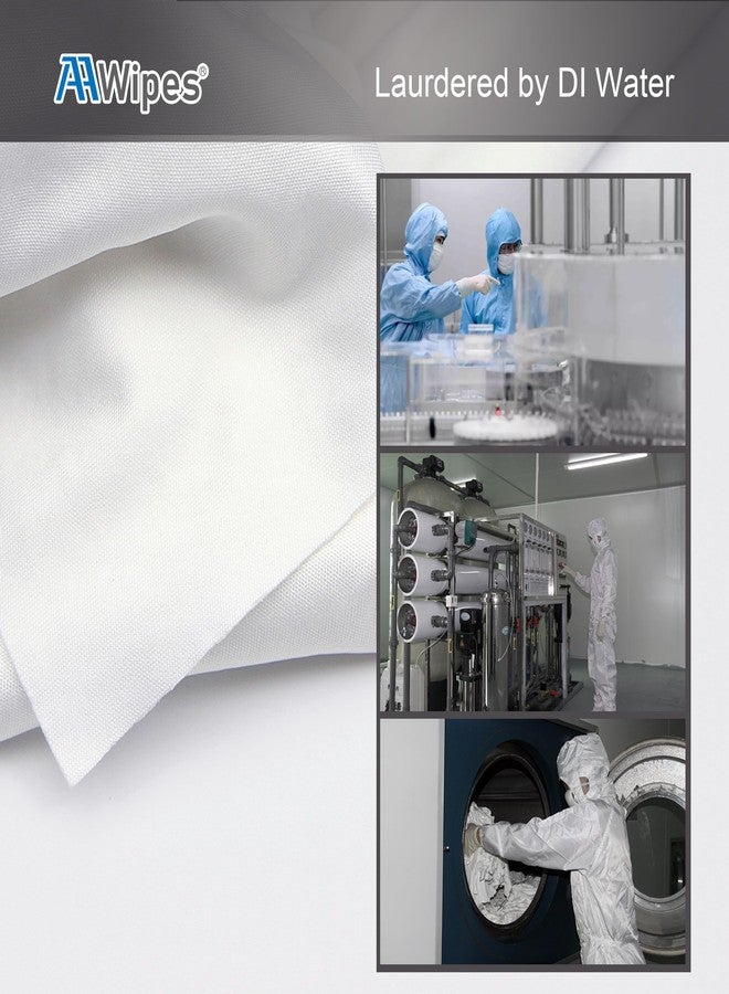 AAwipes Sterile Cleanroom Wipes 9 x 9 Inch, 140 GSM, EO Sterilized Polyester Microfiber Wipers, 150 Count Bag for Lab, Electronics, etc. (CP14009EO) - Image 3