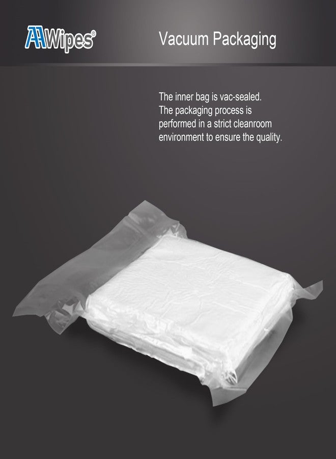 AAwipes Sterile Cleanroom Wipes 9 x 9 Inch, 140 GSM, EO Sterilized Polyester Microfiber Wipers, 150 Count Bag for Lab, Electronics, etc. (CP14009EO) - Image 4