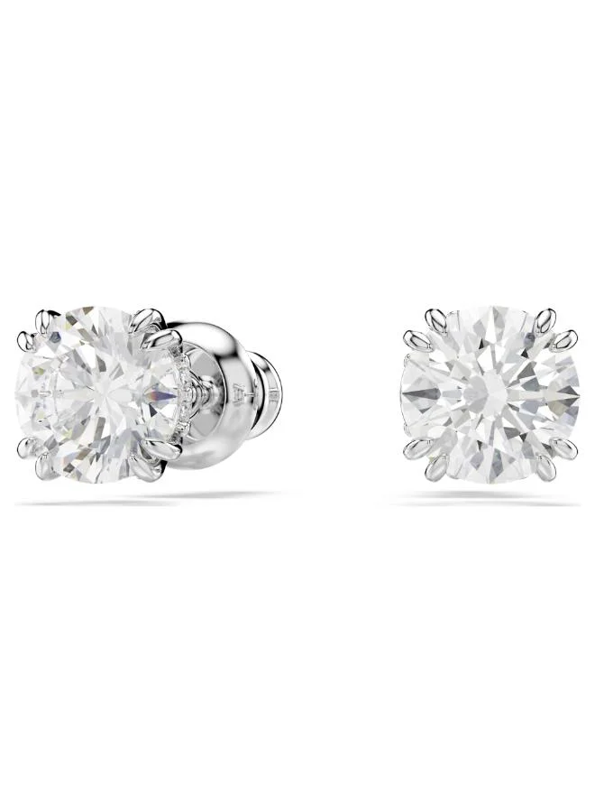 SWAROVSKI  Constella Rhodium Plated Stud Earrings for Women | Best Price UAE