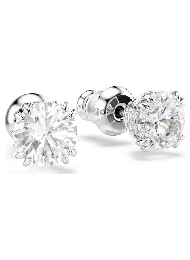 SWAROVSKI  Constella Rhodium Plated Stud Earrings for Women | Best Price UAE