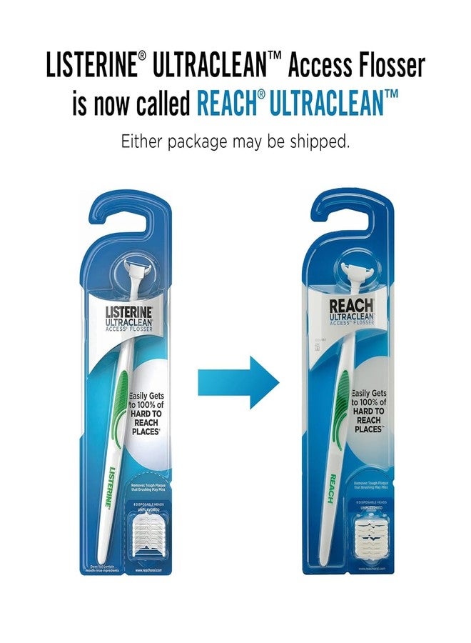 REACH Listerine Ultraclean Access Flosser, Starter Pack - Image 3