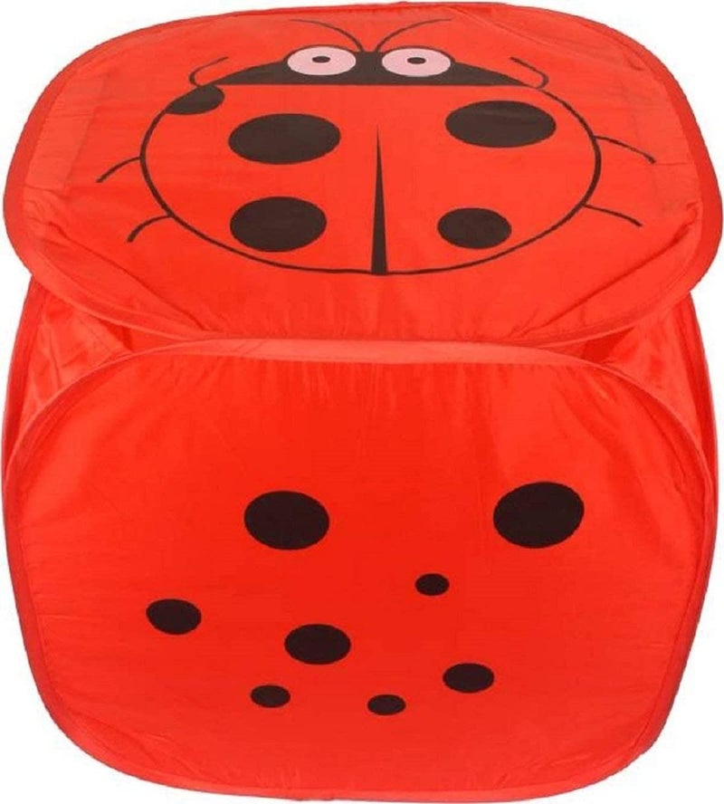 Kuber Industries Heart Home Polyester Square Laundry Bag/Basket (Multi) - CTHH13117, Standard - Image 3