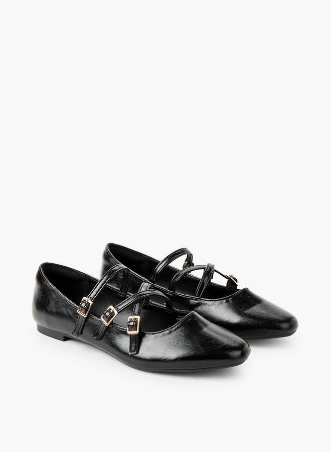 Celeste Women Buckle Closure Ballerina Shoes - Image 1