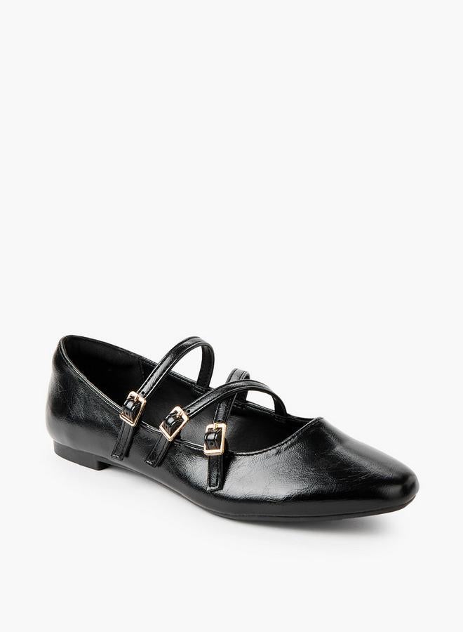 Celeste Women Buckle Closure Ballerina Shoes - Image 2