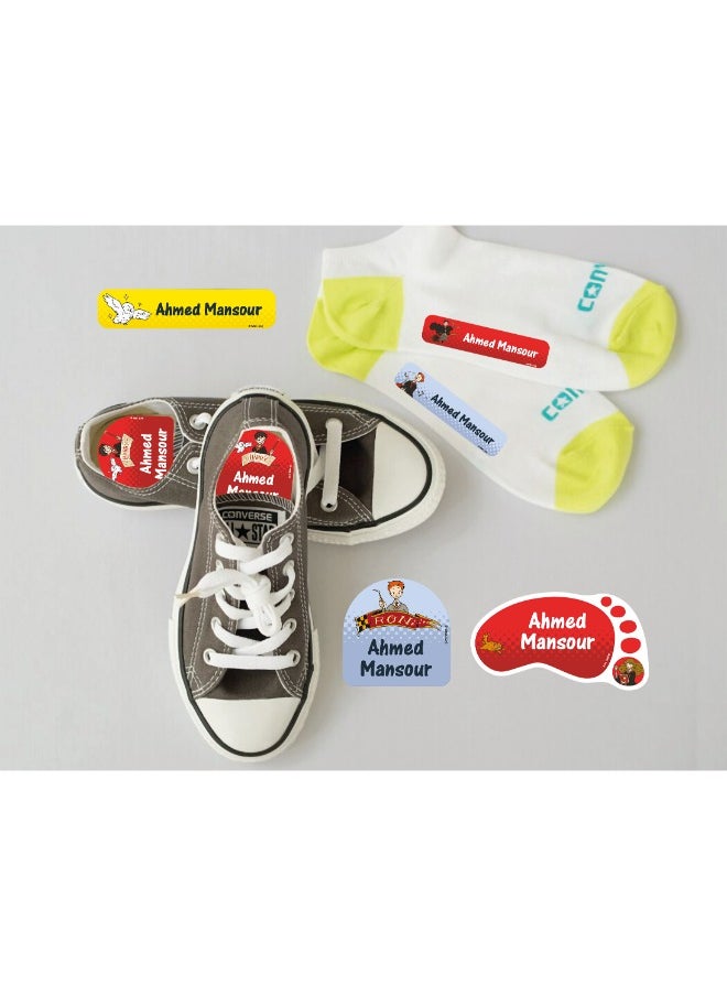 Essmak Harry Potter Personalized Waterproof Name Labels for Kids – Set of 74 Custom Stickers for School Supplies, Lunch Boxes, Clothes and Toys  - Image 5