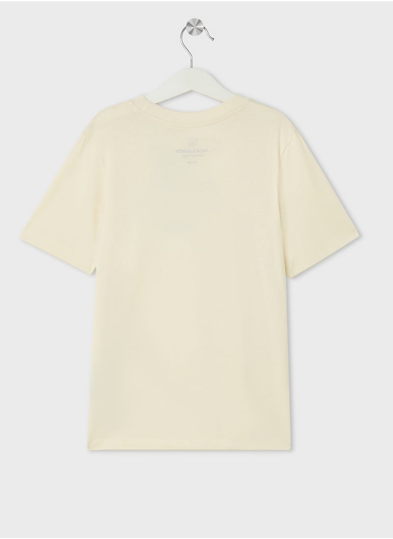 Jack & Jones Junior - Kids Logo Crew Neck T-Shirt - Image 1