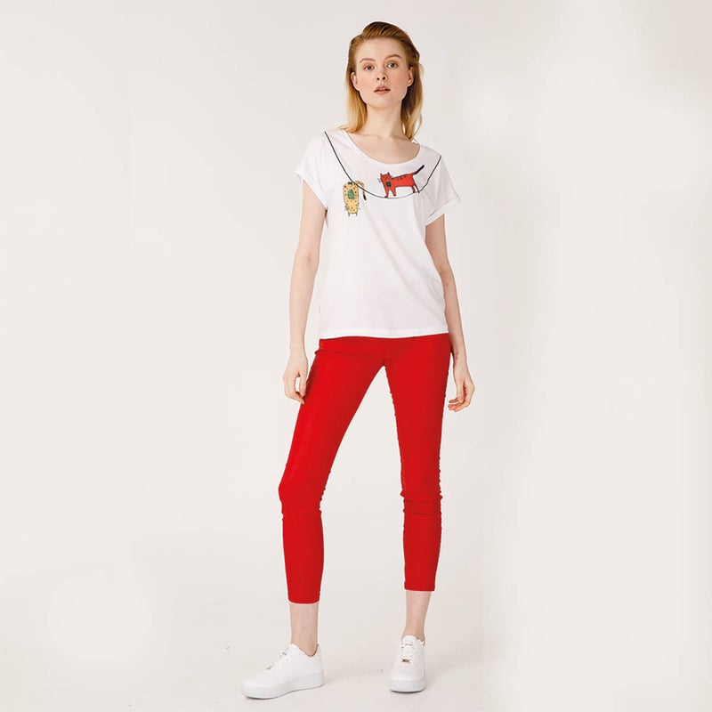 Biggdesign Cats Womens T-Shirt - Image 3